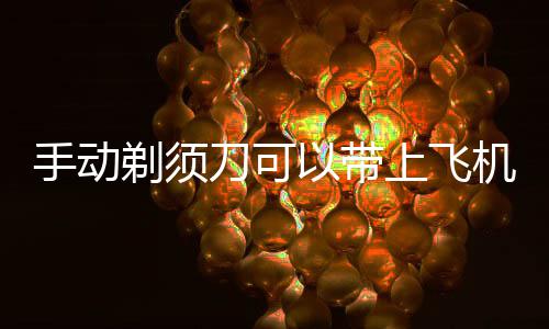 剃须机吗刀可以带手动上飞